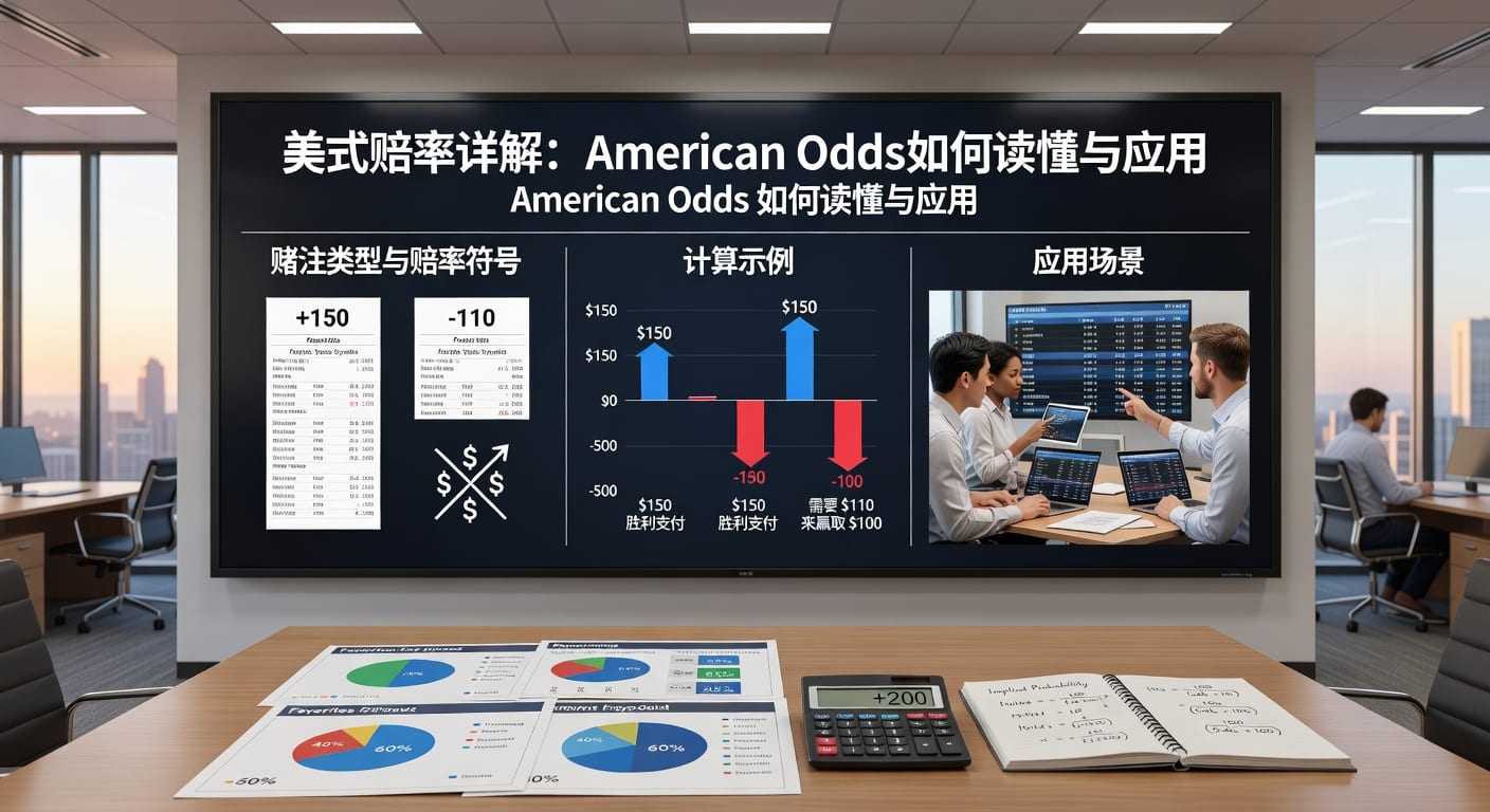 美式赔率 (American Odds) 详解：体育博彩玩家指南