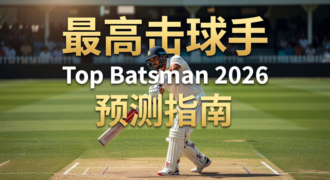 2026年世界杯投注：最高击球手 (Top Batsman) 制胜之道深度解析