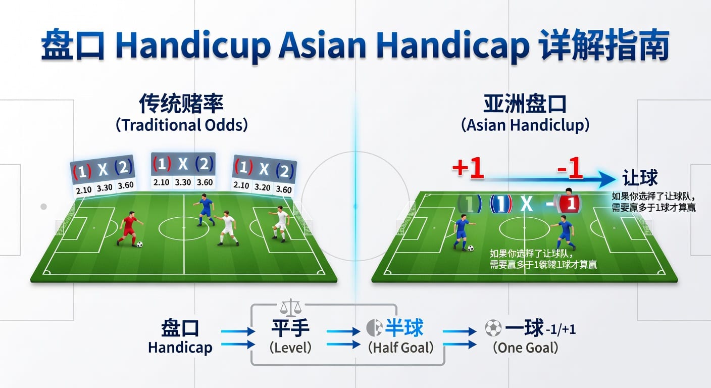 亚洲盘Asian Handicap：实战策略与盘口解读（2026年世界杯投注）