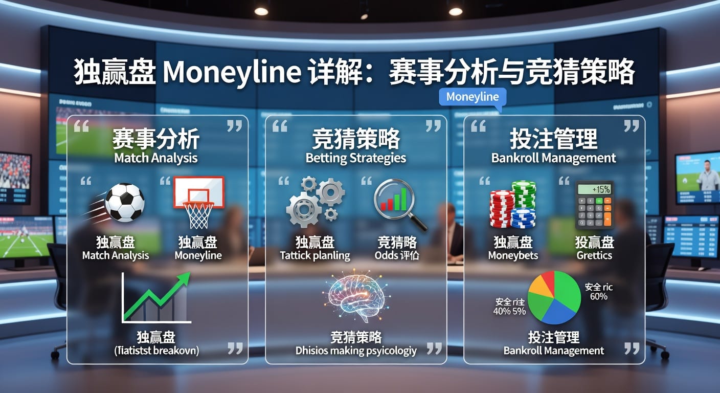 独赢盘 moneyline实战解析：赔率、判断与投注技巧