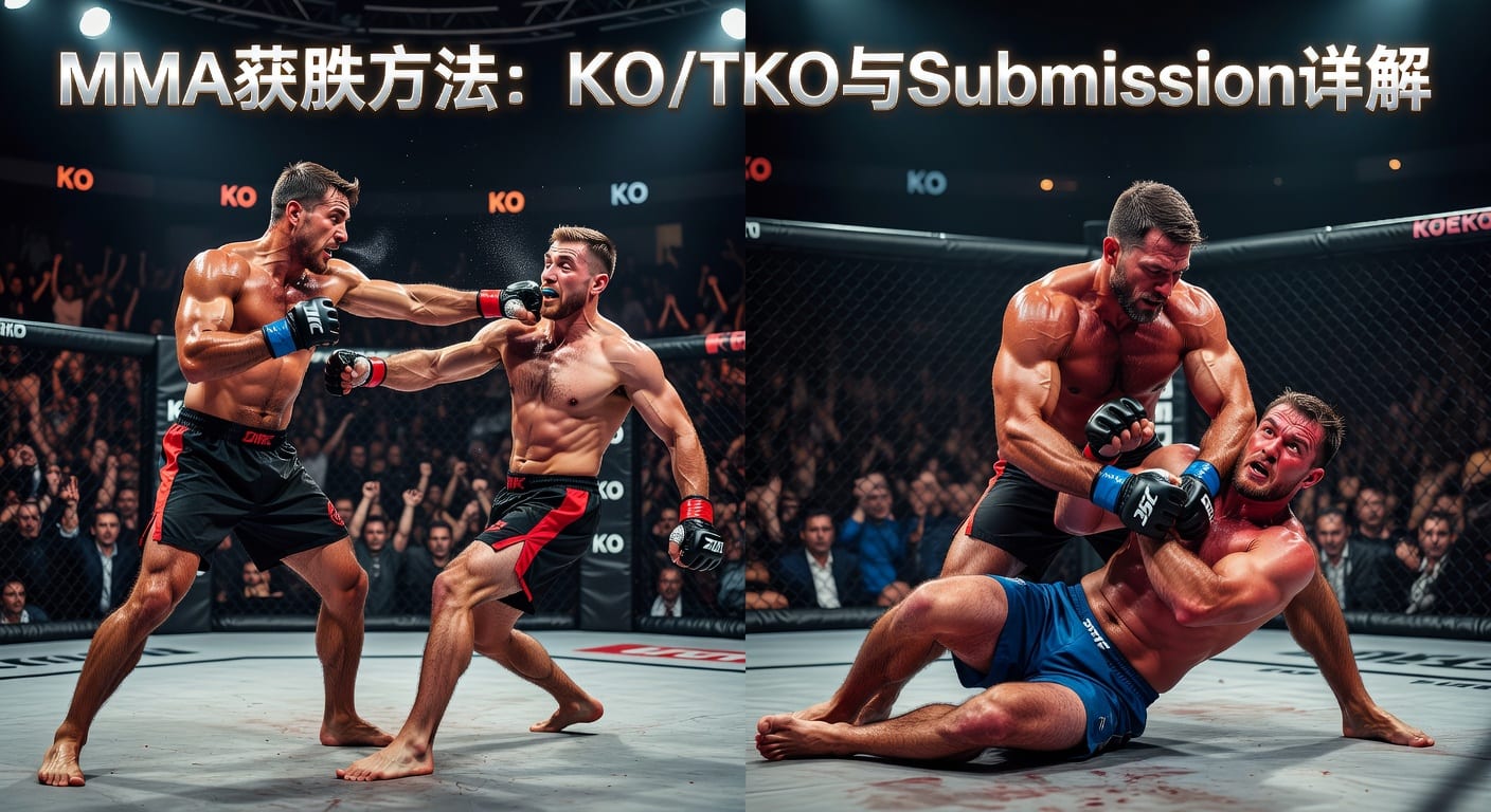 MMA方法 method of victory KO/TKO Submission 解读